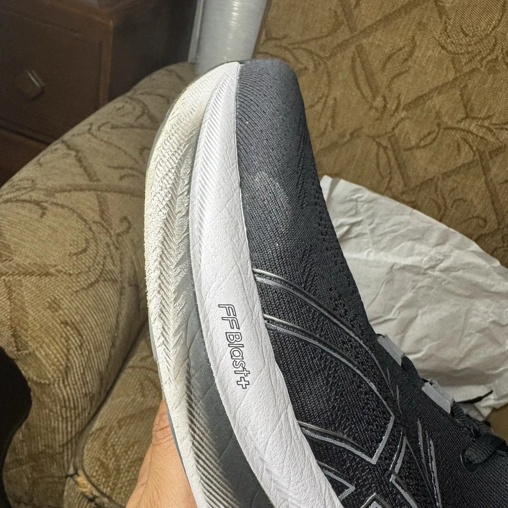 Asics Gel-Nimbus 26 Shoes Mens 10 Black Graphite Grey Road Race Running - Picture 11 of 12